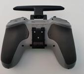 Вид сзади с накрученным переходником для внешних модулей